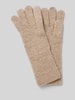 s.Oliver RED LABEL Handschuhe in Melange mit Wollanteil Beige