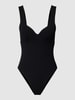 Wolford Badeanzug mit Allover-Muster Black