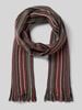 Christian Berg Men Schal mit Streifenmuster und Fransen Terra