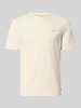 Scotch & Soda t-shirt o kroju regular fit z czystej bawełny Piaskowy