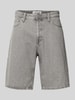 Jack & Jones Baggy fit korte jeans in 5-pocketmodel, model 'ALEX' Lichtgrijs
