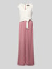 Vera Mont Jumpsuit met knoopdetail Oudroze