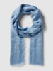 Codello Sjaal met gerafelde zoom Marineblauw