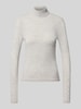 ONLY Regular Fit Langarmshirt mit Viskose-Anteil Modell 'GLAMOUR' Hellgrau