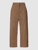 Weekend Max Mara Culotte aus Baumwolle Modell 'Milord' Mittelbraun