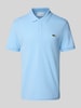 Lacoste Slim Fit Poloshirt aus reiner Baumwolle Hellblau