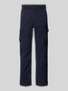 Napapijri Tapered Fit Cargohose mit Eingrifftaschen Modell 'YASUNI SUM' Marine