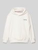 Tommy Hilfiger Teens Hoodie mit Logo-Stitching Modell 'POLAR' Ecru