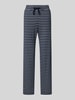 Christian Berg Woman Regular Fit Pyjama-Hose mit Tunnelzug Dunkelblau