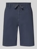 BOSS Orange Tapered Chinoshorts aus Baumwoll-Mix Modell 'CHINO_TAPERED_DS_3S' Marine
