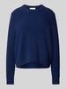 Armedangels Gebreide pullover met ronde hals, model 'FABIOLAA' Marineblauw