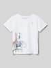 Name It T-Shirt mit Motiv-Print Modell 'JASO' Weiss