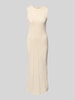 Rich & Royal Strickkleid mit Rundhalsausschnitt Offwhite