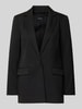 Vero Moda Relaxed Fit Longblazer aus Viskose-Mix Modell 'NILA' Black