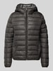 QS Steppjacke mit Kapuze Anthrazit