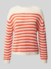 Marc O'Polo Comfort Fit Strickpullover aus Baumwoll-Mix  Orange