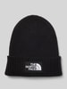 The North Face Beanie met labeldetail Zwart