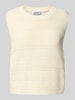 JAKE*S STUDIO WOMAN Gebreide top met structuurmotief Ecru