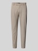 Cinque Tapered Fit Anzughose mit Gesäßtaschen Modell 'Beppe' Beige