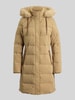 Lauren Ralph Lauren Regular Fit Daunenmantel mit Besatz aus Webpelz Camel