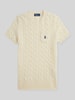 Polo Ralph Lauren Regular Fit Pullover aus Woll-Mix mit Logo-Stitching Offwhite