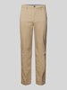 Tommy Hilfiger Straight Leg Chino mit Strukturmuster Modell 'DENTON' Khaki