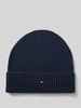 Tommy Hilfiger Gebreide muts met logodetail Marineblauw