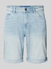 Tom Tailor Regular Fit Jeansshorts im 5-Pocket-Design Hellblau