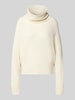 ICHI relaxed fit gebreide pullover met col model 'IHKAMARA' Wit