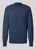 CK Calvin Klein Gebreide pullover met labeldetail Blauw