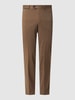 Hiltl Regular Fit Chino mit Stretch-Anteil Modell 'Peaker' Hellbraun