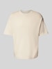 SELECTED HOMME T-Shirt mit Rundhalsausschnitt Modell 'OSCAR' Offwhite