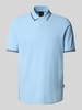 bugatti Regular Fit Poloshirt mit Label-Detail Bleu