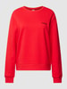 Calvin Klein Underwear Sweatshirt met labelstitching Rood