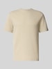 Tom Tailor Regular Fit T-Shirt aus Baumwoll-Mix Beige