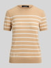 Lauren Ralph Lauren Regular Fit Pullover aus Baumwoll-Mix mit kurzen Ärmeln Apricot
