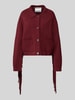 Essentiel Antwerp Boxy Fit Cardigan aus Viskose-Mix Modell 'ISTERN' Bordeaux