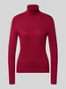 Christian Berg Woman Longsleeve mit Rollkragen Dunkelrot