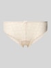 Jake*s Casual Slip met kant en strik Offwhite