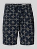 s.Oliver RED LABEL Relaxed Fit Stoffshorts aus einer Baumwolle Marine