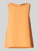 comma Blousetop in effen design Oranje