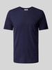 Casual Friday T-shirt met borstzak, model 'THOR' Donkerblauw