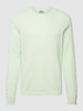 JAKE*S STUDIO MEN Strickpullover mit Strukturmuster Mint