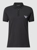 Emporio Armani Poloshirt im unifarbenen Design Modell 'ESSENTIAL' Black