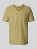 MCNEAL T-Shirt mit V-Ausschnitt Schilf