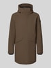 Didriksons parka o kroju regular fit z kapturem model 'Kenny' Ciemnobrązowy