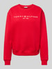 Tommy Hilfiger Sweatshirt van katoenmix Rood