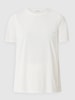 MaxMara Leisure Blouseshirt met plissévouwen, model 'Fatuo'   Ecru