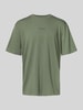 BOSS Green Regular fit T-shirt van puur katoen Lindegroen