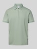 SELECTED HOMME Poloshirt met korte ritssluiting Lichtgroen